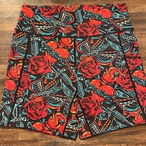 CVG Vintage Tattoo print 7” shorts